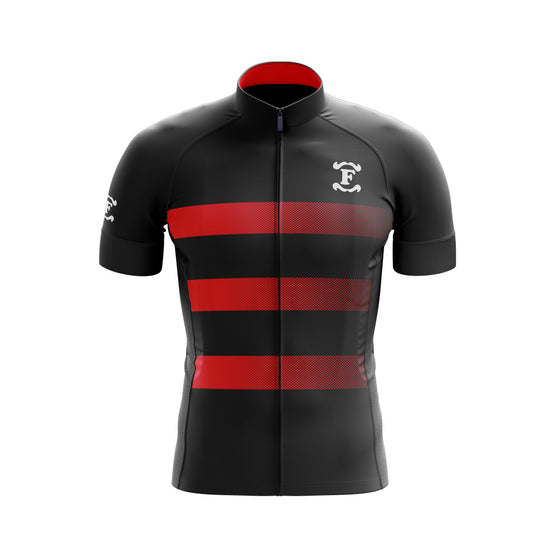 Fred's Cycle Jersey, Black and Red