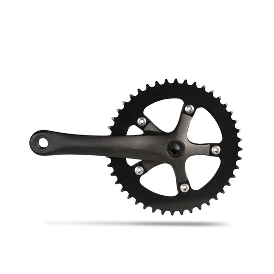 Black Single Speed 46t Tooth Chainset
